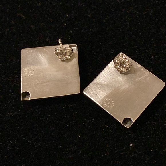 Beau Sterling Silver Earrings - Picture 2 of 3